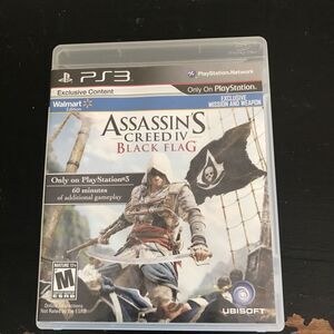 Assassin's Creed IV Black Flag Walmart Ed PS3 PlayStation‎ 3 untested